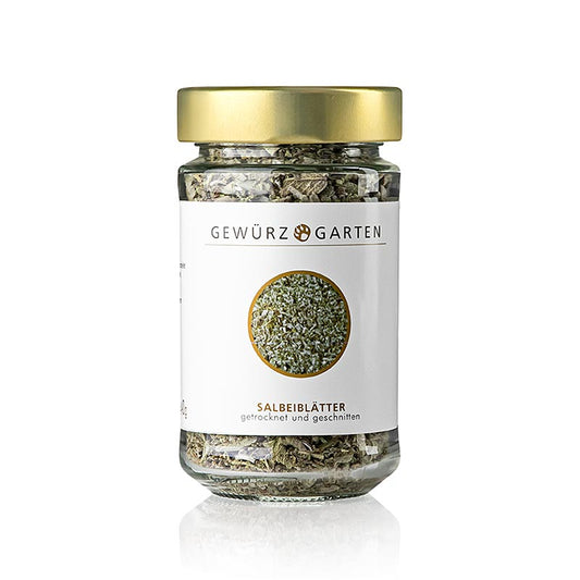 Gewürzgarten Salieblaadjes, gedroogd, gesneden, 40 g