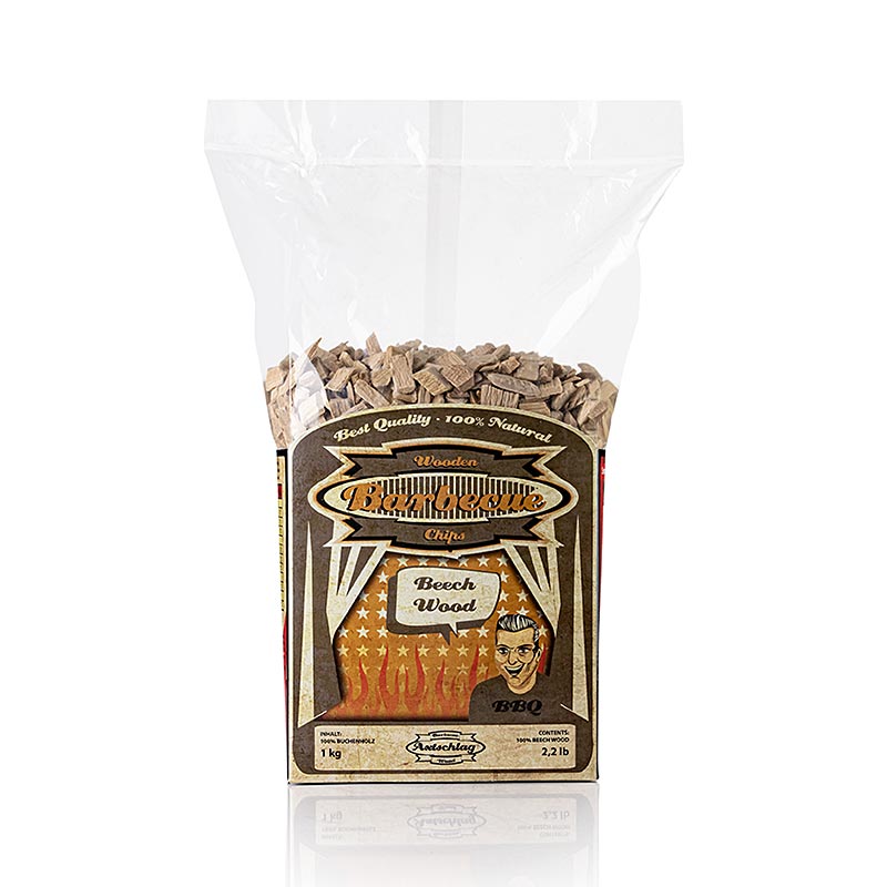 Grill BBQ - Rookchips van beukenhout (Beech), 1 kg