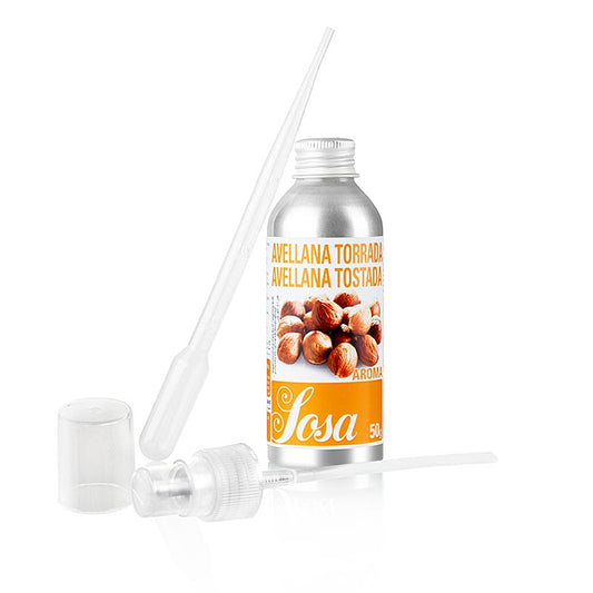 Natuurlijk geroosterde hazelnootaroma, vloeibaar, 50 g - een heerlijke en geurige smaakmaker voor al uw favoriete recepten