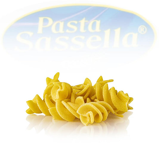 Verse fusilloni, spiraalvormige pasta, Sassella, 500 g - traditionele Italiaanse pasta gemaakt met hoogwaardige ingrediënten
