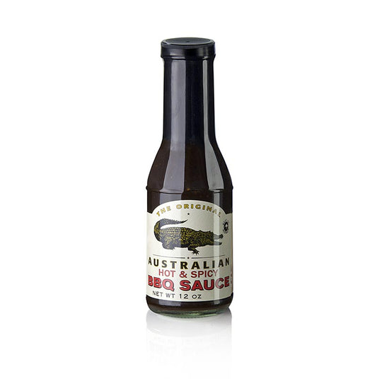 Australian Hot & Spicy BBQ Sauce, van The Original, 355 ml