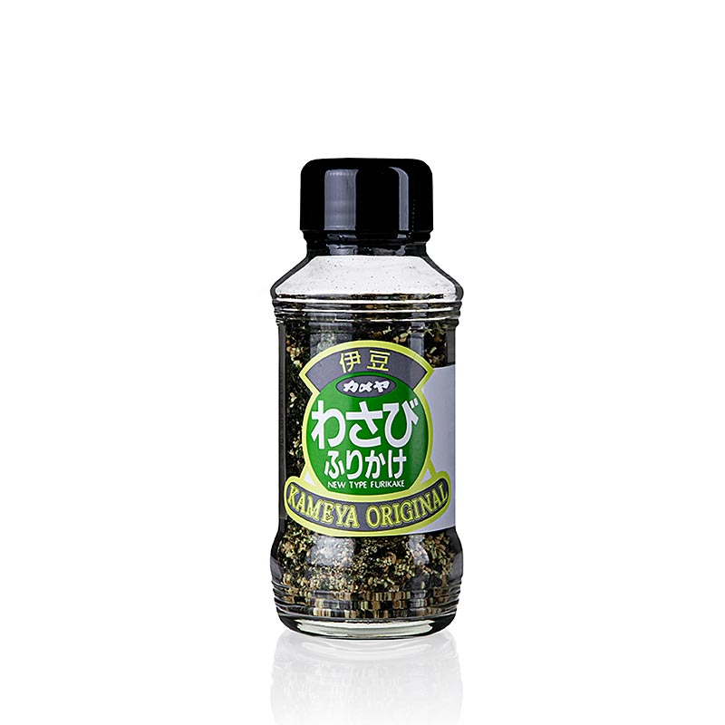 Furikake - Kruiding voor rijst, met wasabi-smaak, nori, sesam, 80 g - Een heerlijke Japanse rijstkruidenmix met pittige wasabi, umami-rijke nori en knapperige sesamzaadjes, verpakt in een handige 80 gram verpakking
