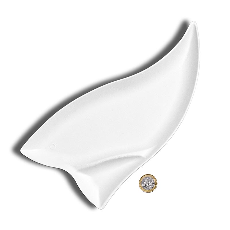 Wegwerpbordjes "Triangle Surpreme", wit, driehoekig met indeling, 260x125x14 mm, 500 stuks
