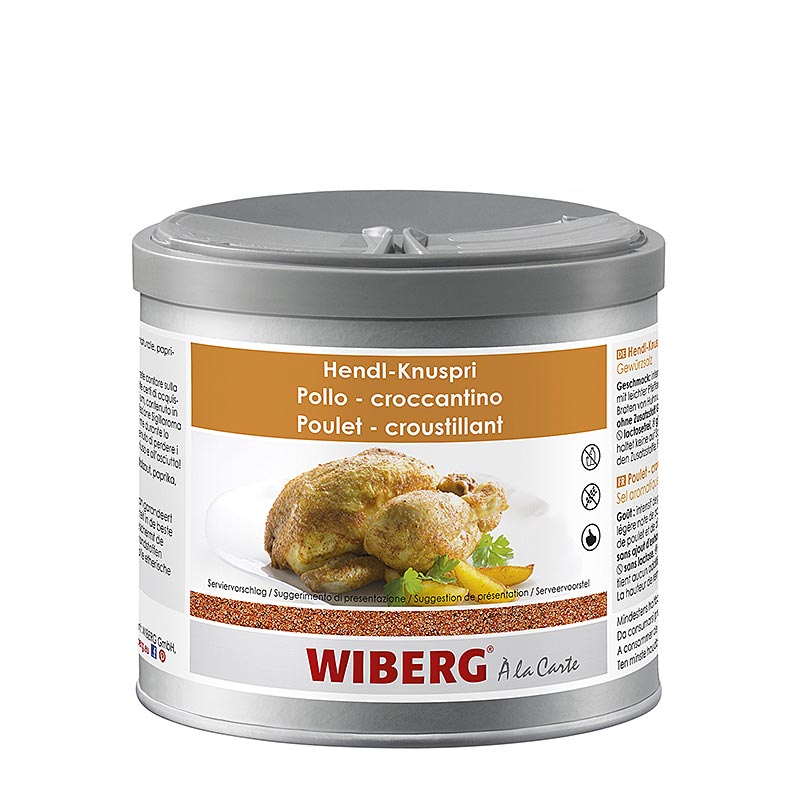 500 gram Wiberg Hendl-Knuspri kruidenzout, perfect om kip heerlijk knapperig te maken