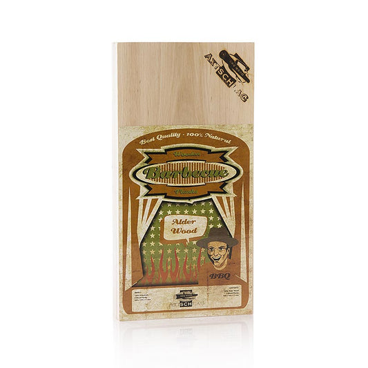 Grill BBQ - Wood Planks Grillplankjes, elzenhout (Alder), 15x30x1,1cm, 3 stuks