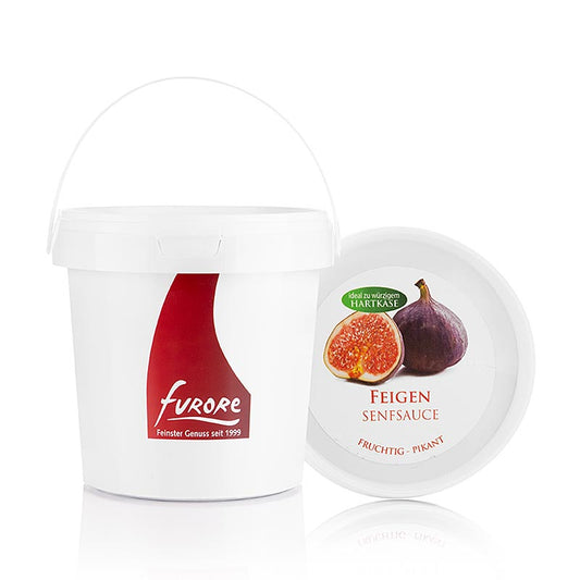 Furore - Vijgen- en mosterdsaus, 13 kg Heerlijke saus met vijgen- en mosterdsmaak, perfect voor diverse gerechten