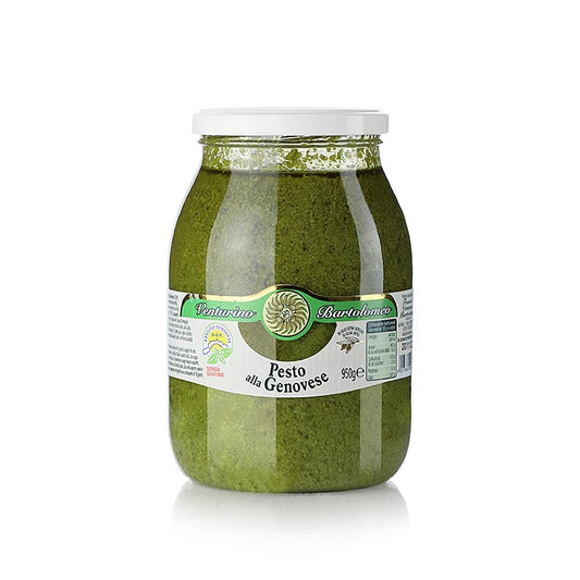 Pesto alla Genovese, basilicumsaus, Venturino, 950 g
