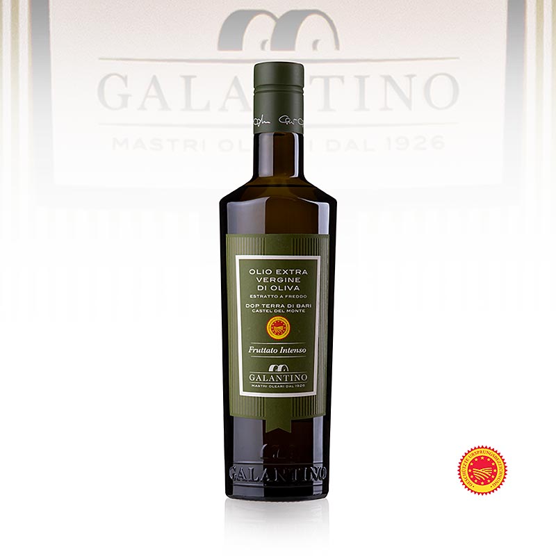 Extra vierge olijfolie, Galantino "Terra di Bari DOP/g.U.", krachtig fruitig, 500 ml