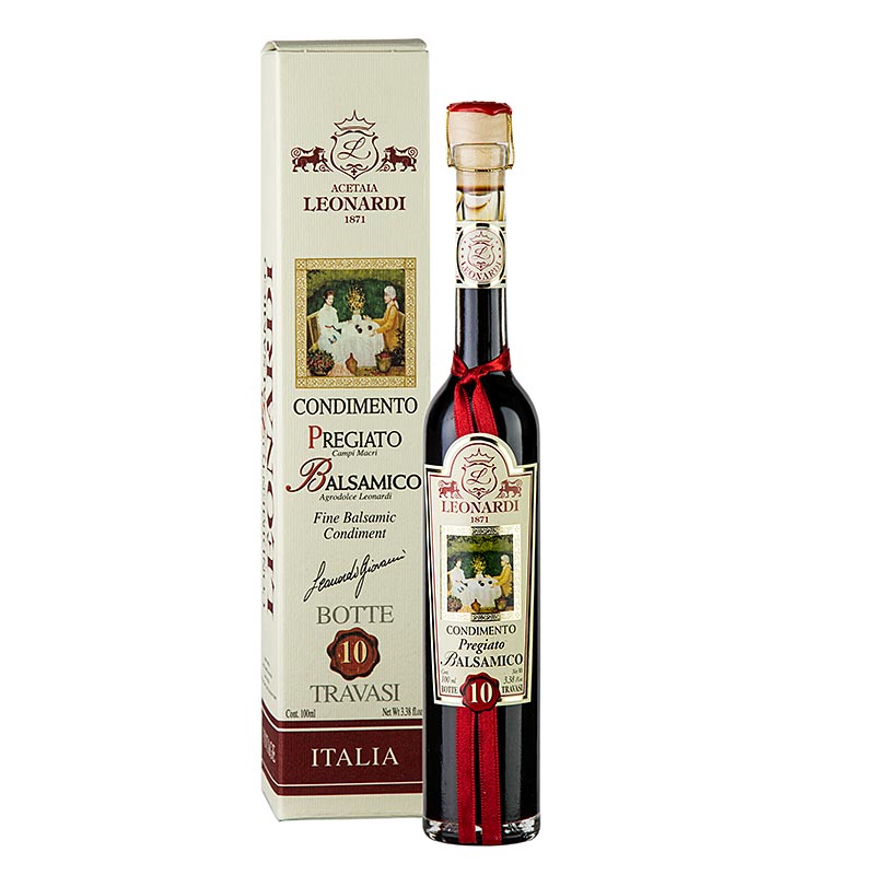 Leonardi - Balsamico Il Pregiato Condimento, 10 jaar, 100 ml