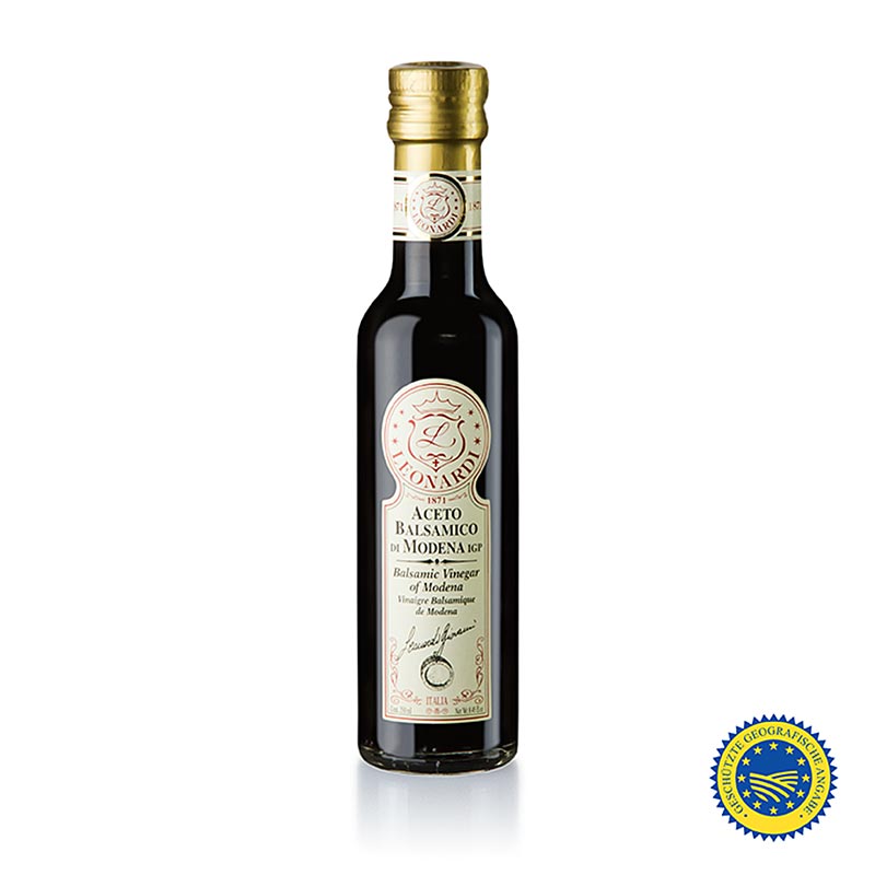 Leonardi - Aceto Balsamico di Modena IGP/g.g.A., "Classico", 2 jaar, 250 ml