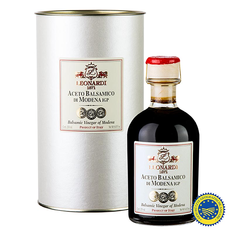 Leonardi - Aceto Balsamico di Modena IGP/g.g.A., "Travasi", 6 jaar, 250 ml