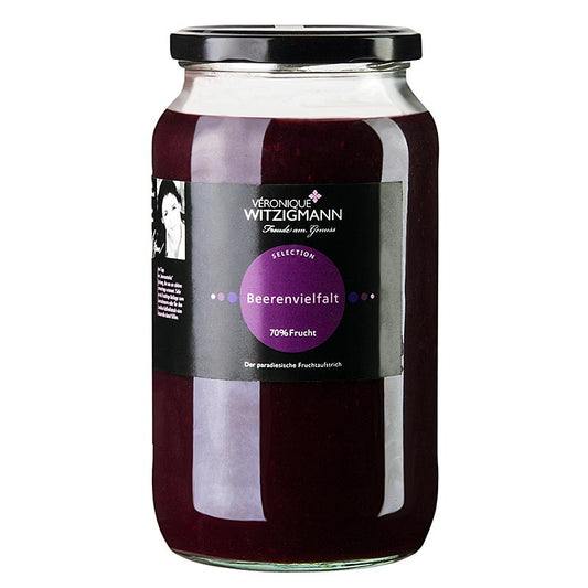Fruitspread van 1 kg, gemaakt van een variatie van bessen