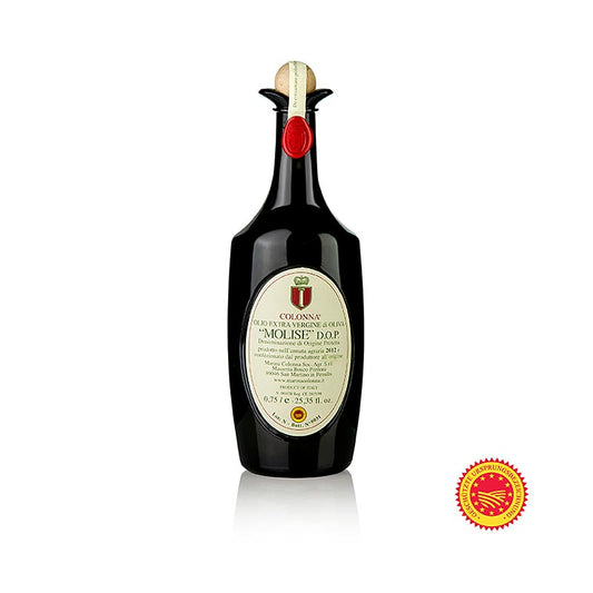 750 ml fles delicaat fruitige extra olijfolie van eerste persing, Marina Colonna, Molise DOP/PDO