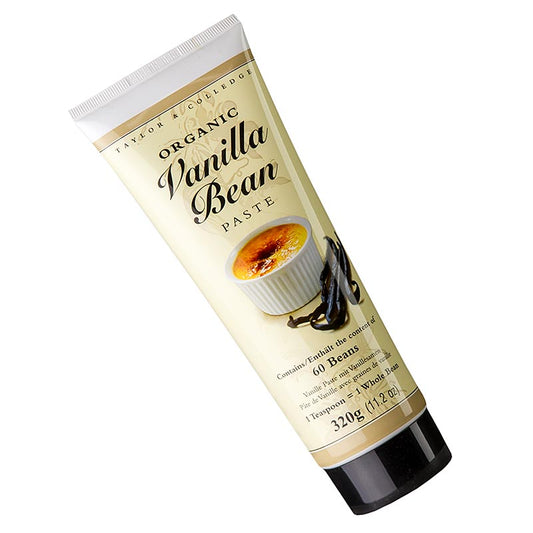 Bourbon-vanille-extractpasta, met zaadjes, Taylor & Colledge, BIO, 320 g