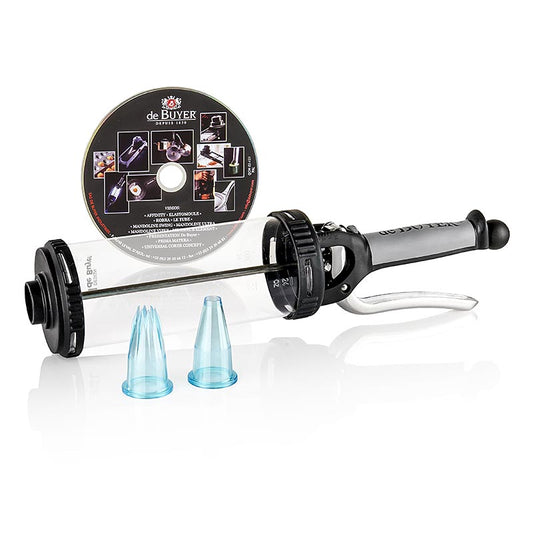 deBUYER keukenspuit "Le Tube", voor doseren & garneren, 0,75 l, met 2 spuitmondjes, 1 stuk