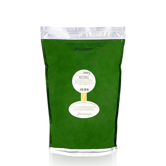 Quatre Epices, Old Spice Board, 1 kg - Een kilogram kruidenmix in een ouderwetse kruidenplank