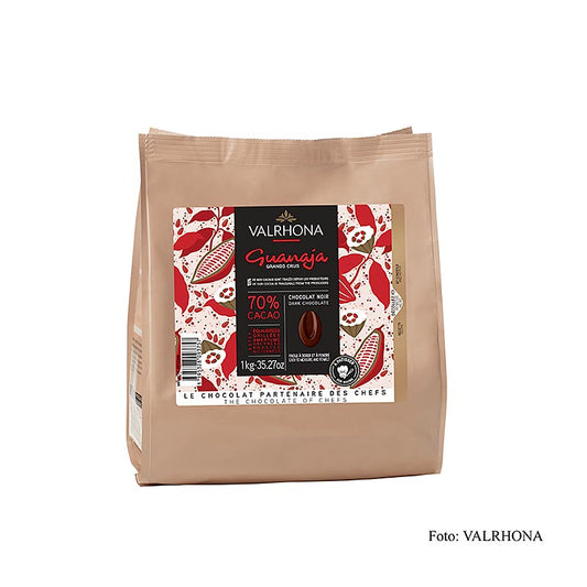 Valrhona Guanaja "Grand Cru", donkere couverture, callets, 70% cacao, 1 kg
