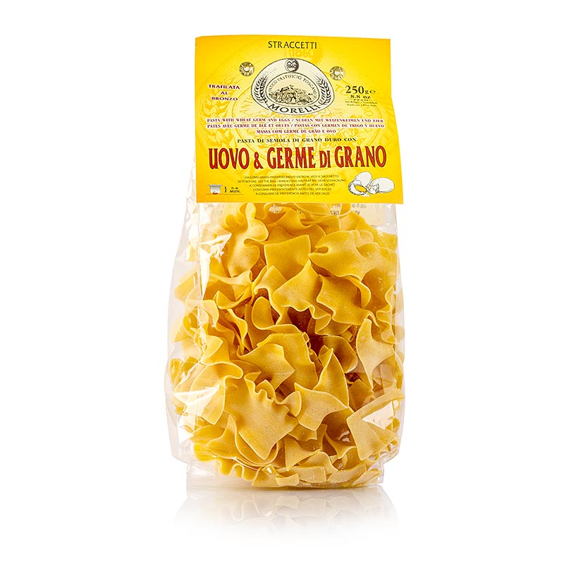 Morelli 1860 Straccetti, Germe di Grano, met ei en tarwekiemen, 250 g productverpakking