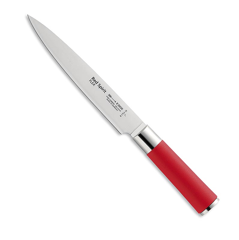 Serie Red Spirit, fileermes, flexibel, 18 cm, DICK, 1 stuk