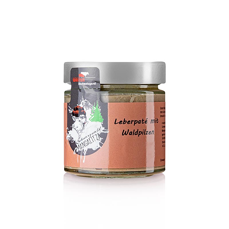 Leverpaté met bospaddestoelen, Mangalica-wolvarken, 150 g