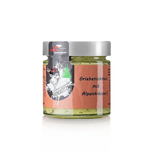 Reuzel met alpenkruiden, gemaakt van Mangalitza wolvarkens, 140 g