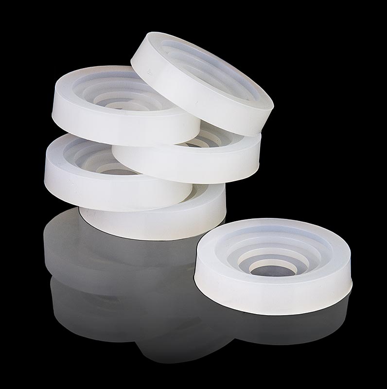 Fillini Maker basisplaten van siliconen, ø 20-50 mm, 6 stuks