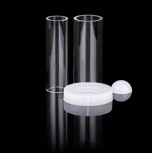 Fillini Maker testsets mini: basisplaat, buis van 30 en 40 mm, vulkap van 30 mm, 4-delig.