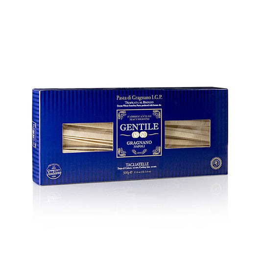 Tagliatelle van Pastificio Gentile Gragnano IGP, brons getrokken, 500 g - authentieke Italiaanse pasta