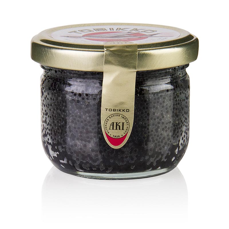 Original Tobiko - vliegende viskuit, zwart, 90 g