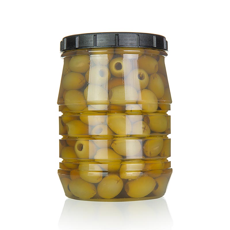 Groene olijven, zonder pit, in pekel, Linos, 1,5 kg