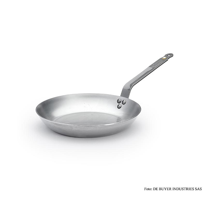 deBUYER "Mineral B Element" ijzeren pan "Lyonnaise", ø 28 cm, 4 cm hoog, 1 stuk