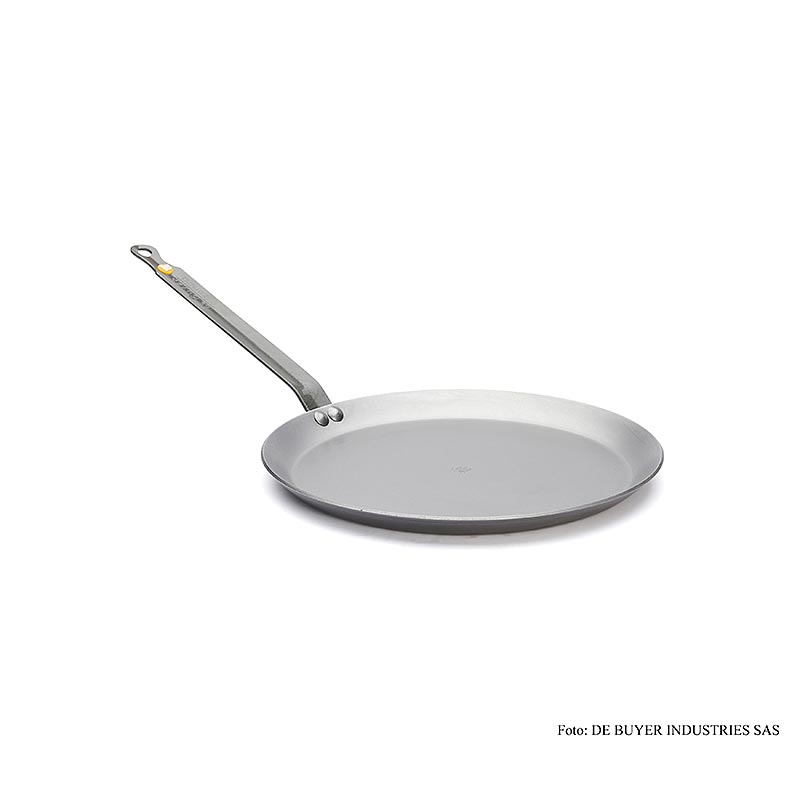 deBUYER "Mineral B Element" ijzeren pan "Pancake", ø 26 cm, 1,5 cm hoog, 1 stuk