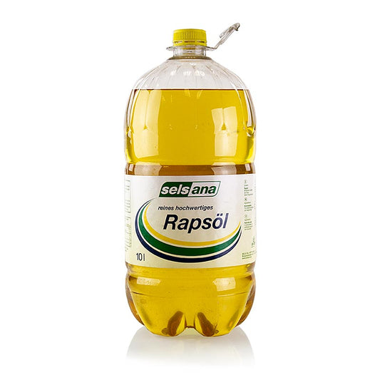 Koolzaadolie (plantaardige olie), jerrycan van 10 l, selsana, 10 l