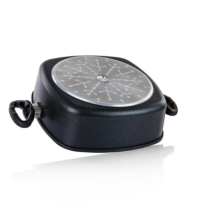 AMT Gastroguss, braadpan, vierkant, inductie, 28x28 cm, 9 cm hoog, 1 stuk