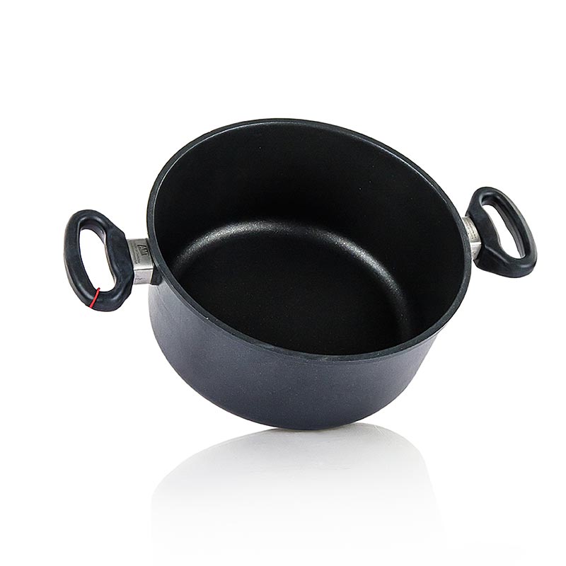 Braadslede van AMT Gastroguss voor inductie, met een diameter van 24cm en een hoogte van 10cm