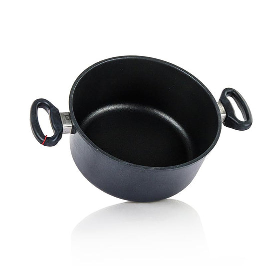 Braadslede van AMT Gastroguss voor inductie, met een diameter van 24cm en een hoogte van 10cm