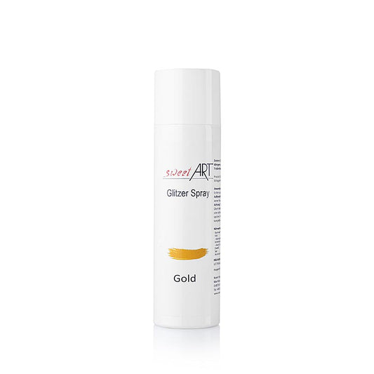 Glitterspray, glanzend goud, Sweet Art, 250 ml