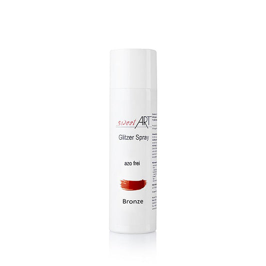 Glitterspray, brons glanzend, Sweet Art, 250 ml