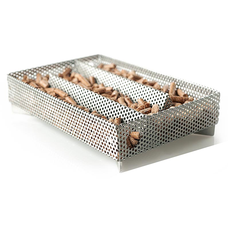 Accessoires - A-Maze-N, inzetstuk voor roken met pellets, rechthoekig, 20,5x14x5cm, 1 stuk