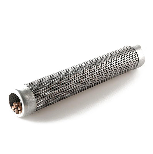 Inzetstuk voor rookoven met pellets en buis, 32x5cm, ideaal voor het toevoegen van rooksmaak aan vlees en vis