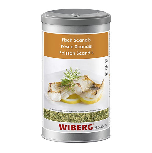 Wiberg visscandis, kruidenzout, 700 g, soorten zout en kruiden perfect gemengd voor visgerechten