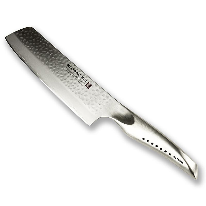Global SAI-04 Groentemes, hamerslagdesign, 19 cm, 1 stuk