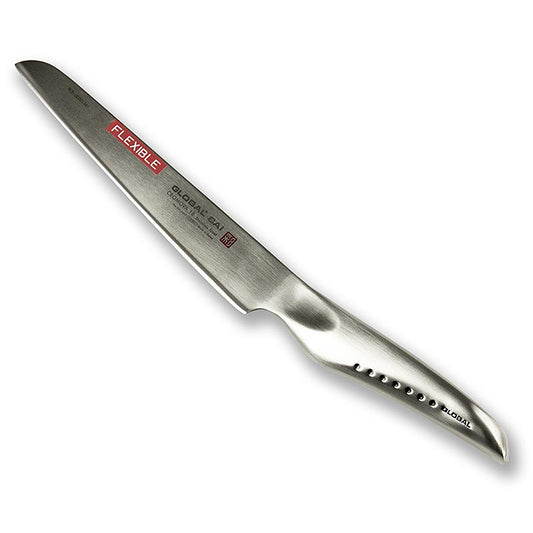 Global SAI-M05 Fileermes, flexibel, 17cm, 1 st - ideaal voor het precies fileren van vis en vlees