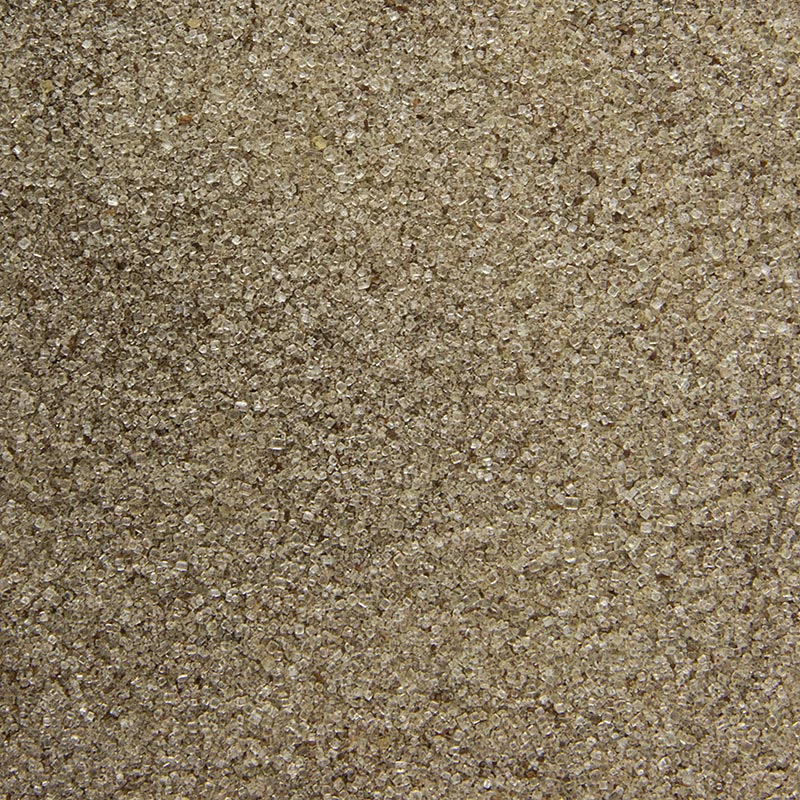 Vanillesuiker gemaakt van bruine rietsuiker met echte vanille uit Madagaskar, verpakt in een zak van 1 kg