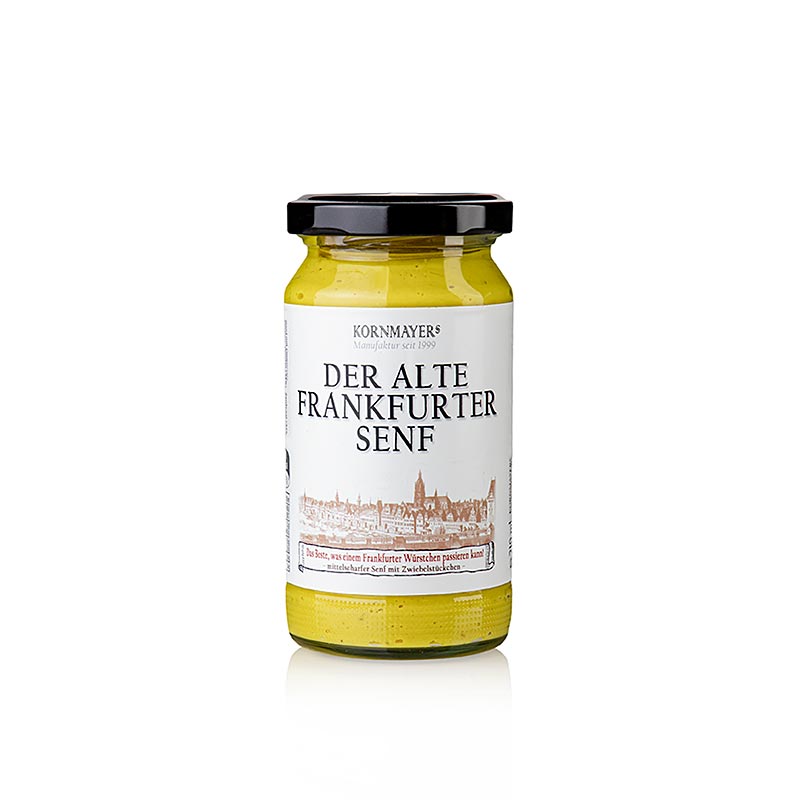 Kornmayer - Oude Frankfurter mosterd, middelmatig scherp, 210 ml