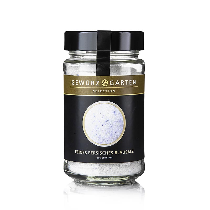 Spice Garden Perzisch Blauw Zout, fijn, Iran, 240 g - hoogwaardig zout uit Iran met fijne korreltextuur, perfect voor verfijnde gerechten