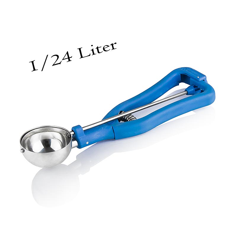 IJsschep 1/24 liter, ø 51 mm, 20 cm lang, roestvrij staal/kunststof, 1 stuk