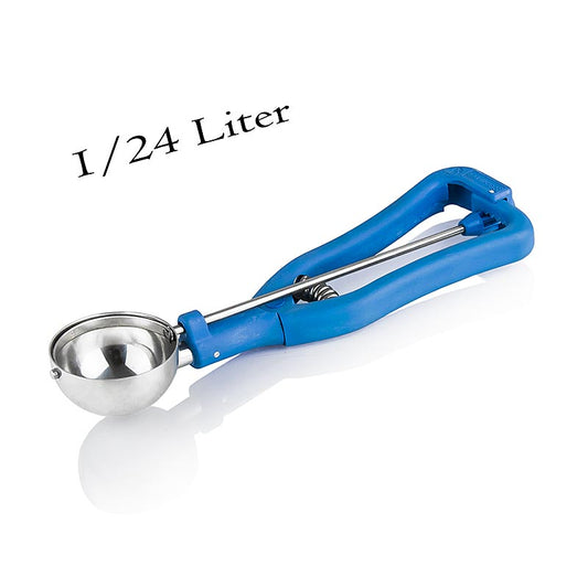 IJsschep 1/24 liter, ø 51 mm, 20 cm lang, roestvrij staal/kunststof, 1 stuk