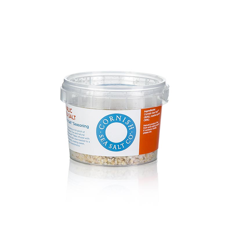 Cornish Sea Salt, zeezoutvlokken met geroosterde knoflook uit Cornwall/Engeland, 55 g