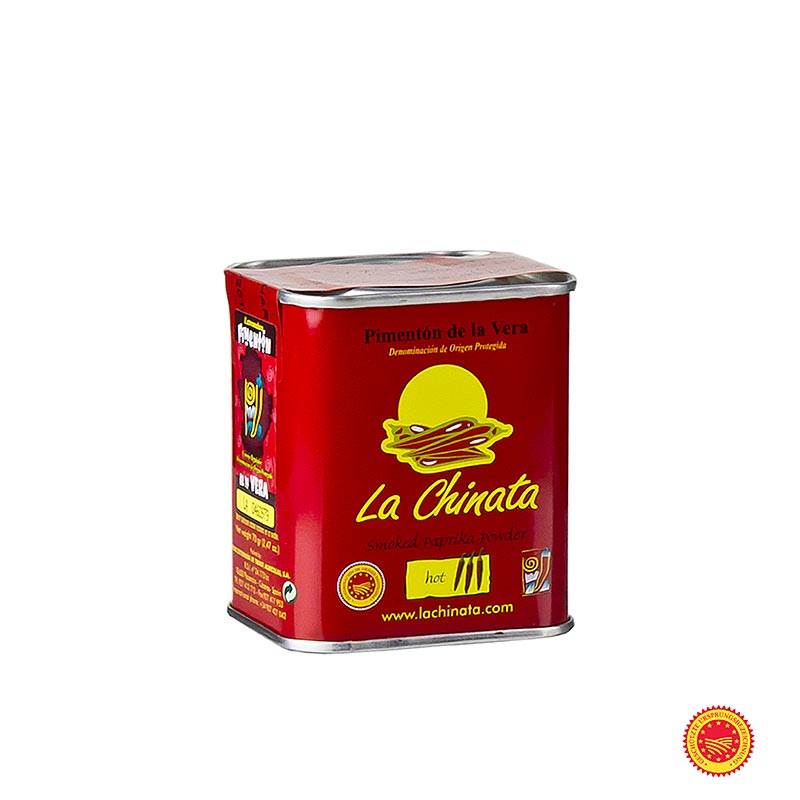 Paprikapoeder - Pimenton de la Vera DOP/g.U., gerookt, scherp, la Chinata, 70 g